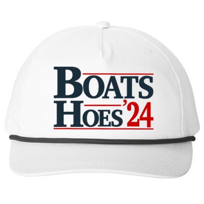 Boats And Hoes 2024 Election Funny Snapback Five-Panel Rope Hat