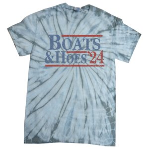 Boats And Hoes 2024 Election Tie-Dye T-Shirt