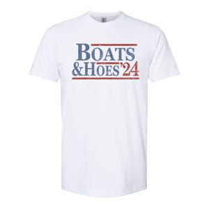 Boats And Hoes 2024 Election Softstyle CVC T-Shirt