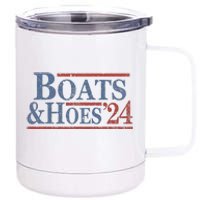 Boats And Hoes 2024 Election 12 oz Stainless Steel Tumbler Cup