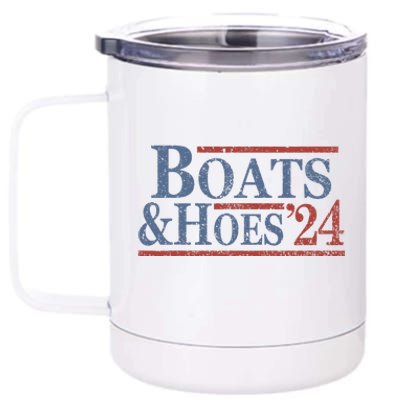 Boats And Hoes 2024 Election 12 oz Stainless Steel Tumbler Cup