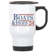 Boats And Hoes 2024 Election Stainless Steel Travel Mug