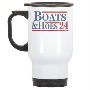 Boats And Hoes 2024 Election Stainless Steel Travel Mug