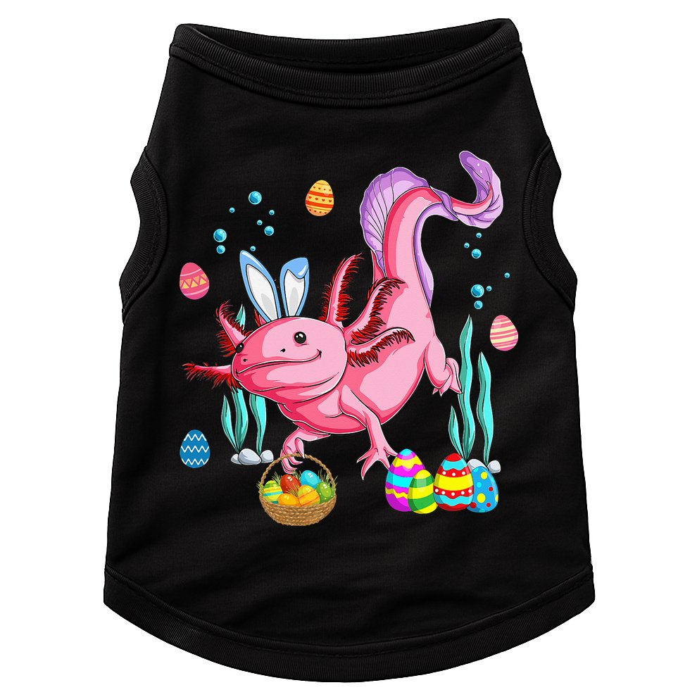 Bunny Axolotl Hunting Easter Eggs Basket Costume Doggie Tank