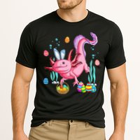 Bunny Axolotl Hunting Easter Eggs Basket Costume Cooling Performance Crew T-Shirt