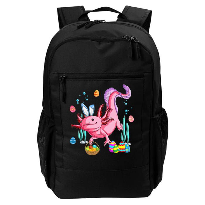 Bunny Axolotl Hunting Easter Eggs Basket Costume Daily Commute Backpack