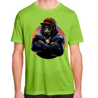 Bad Ass Hip Hop Monkey Adult ChromaSoft Performance T-Shirt