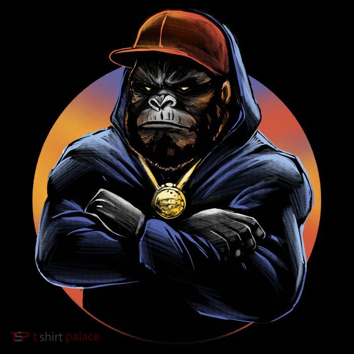 Bad Ass Hip Hop Monkey Impact Tech Backpack