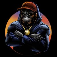 Bad Ass Hip Hop Monkey Sustainable Bucket Hat