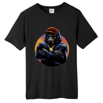 Bad Ass Hip Hop Monkey Tall Fusion ChromaSoft Performance T-Shirt