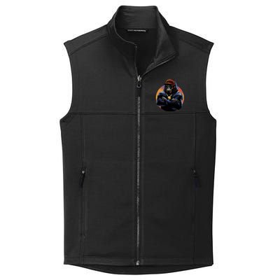 Bad Ass Hip Hop Monkey Collective Smooth Fleece Vest