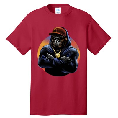 Bad Ass Hip Hop Monkey Tall T-Shirt