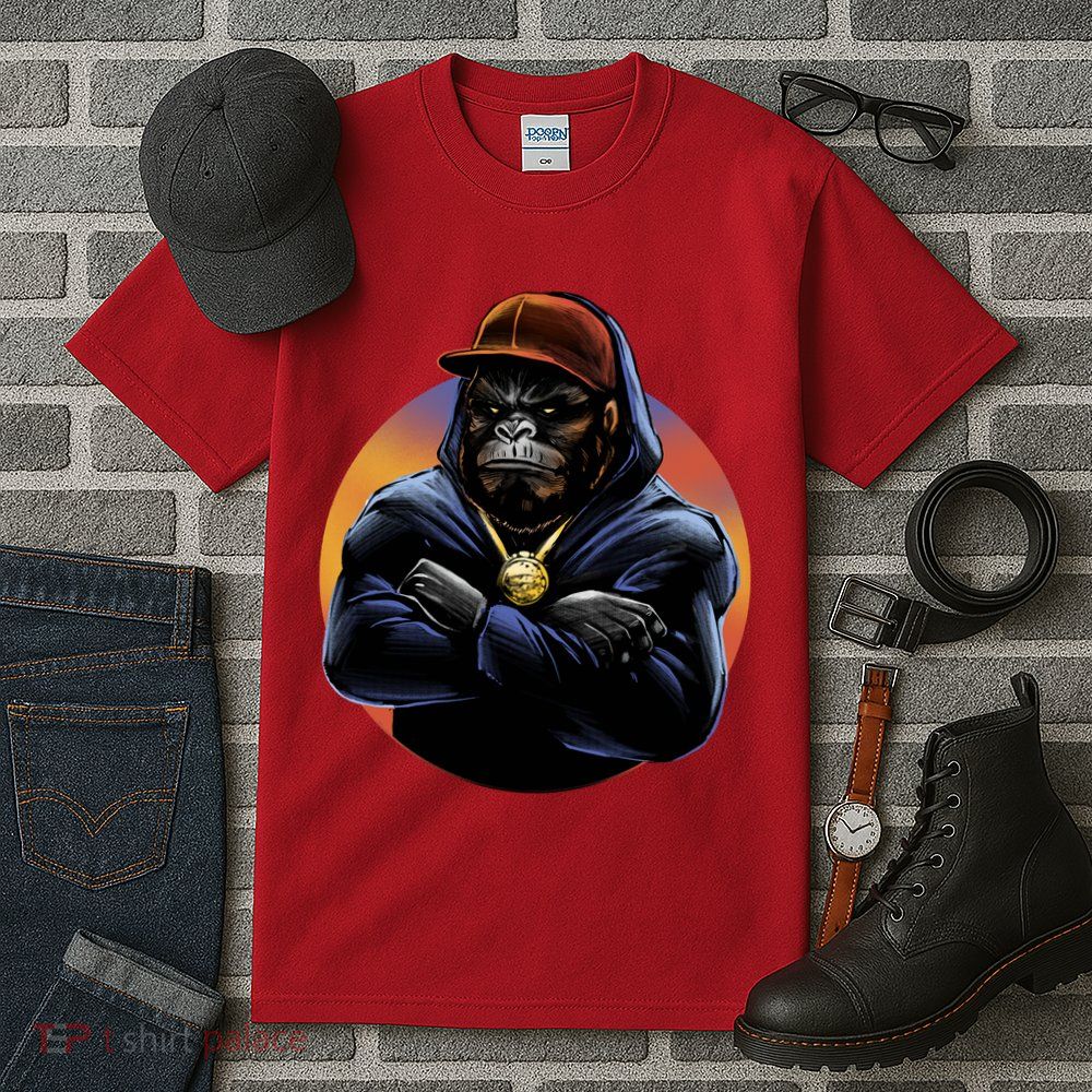 Bad Ass Hip Hop Monkey Tall T-Shirt