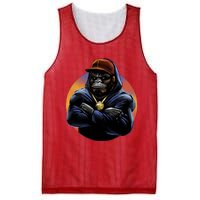 Bad Ass Hip Hop Monkey Mesh Reversible Basketball Jersey Tank