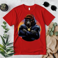 Bad Ass Hip Hop Monkey Premium T-Shirt
