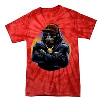 Bad Ass Hip Hop Monkey Tie-Dye T-Shirt