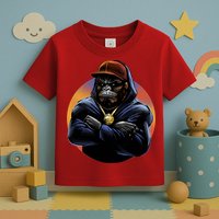 Bad Ass Hip Hop Monkey Toddler T-Shirt