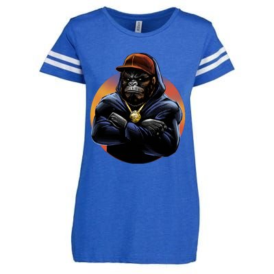 Bad Ass Hip Hop Monkey Enza Ladies Jersey Football T-Shirt