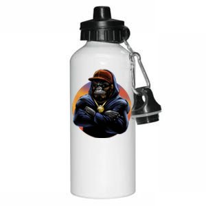 Bad Ass Hip Hop Monkey Aluminum Water Bottle