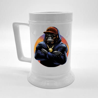 Bad Ass Hip Hop Monkey Beer Stein