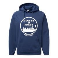 Boats And Hoes Performance Fleece Hoodie