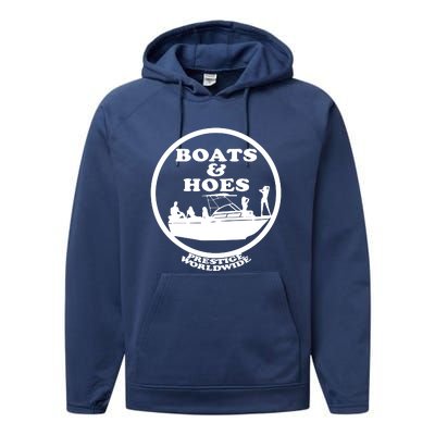 Boats And Hoes Performance Fleece Hoodie