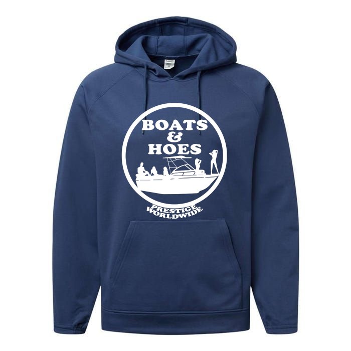 Boats And Hoes Performance Fleece Hoodie