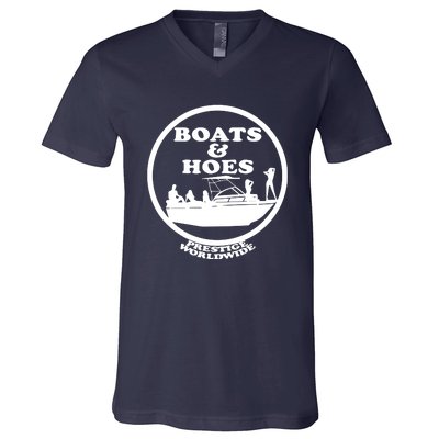 Boats And Hoes V-Neck T-Shirt