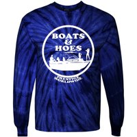 Boats And Hoes Tie-Dye Long Sleeve Shirt