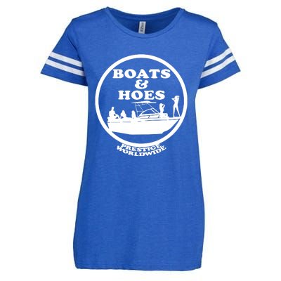 Boats And Hoes Enza Ladies Jersey Football T-Shirt