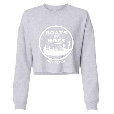 Boats And Hoes Cropped Pullover Crew