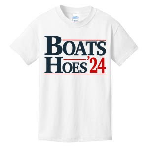 Boats And Hoes 2024 Election Funny Kids T-Shirt