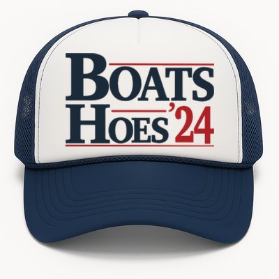 Boats And Hoes 2024 Election Funny 4th Of July Trucker Hat