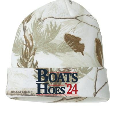 Boats And Hoes 2024 Election Funny 4th Of July Kati Licensed 12" Camo Beanie