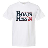 Boats And Hoes 2024 Election Funny 4th Of July Garment-Dyed Heavyweight T-Shirt