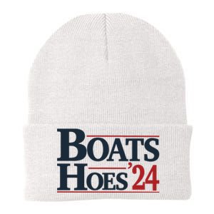 Boats And Hoes 2024 Election Funny 4th Of July Knit Cap Winter Beanie