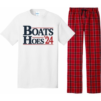 Boats And Hoes 2024 Election Funny 4th Of July Pajama Set