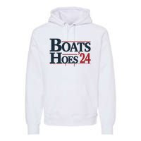 Boats And Hoes 2024 Election Funny 4th Of July Premium Hoodie