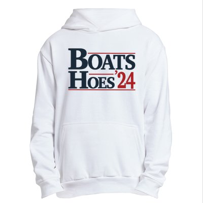 Boats And Hoes 2024 Election Funny 4th Of July Urban Pullover Hoodie