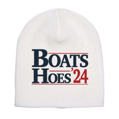 Boats And Hoes 2024 Election Funny 4th Of July Short Acrylic Beanie