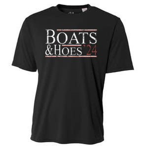 Boats And Hoes 2024 Funny Political Election 2024 Cooling Performance Crew T-Shirt