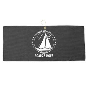 Boats And Hoes Step Brothers Gift Large Microfiber Waffle Golf Towel