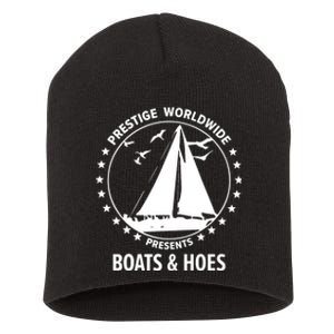 Boats And Hoes Step Brothers Gift Short Acrylic Beanie