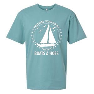 Boats And Hoes Step Brothers Gift Sueded Cloud Jersey T-Shirt