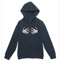 Best Adult Halloween Creepy Skeleton Hands - Funny Skeleton Urban Pullover Hoodie