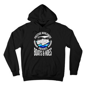 Boats And Hoes Funny Adult Humor Pontoon Party Gift Hoodie