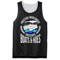 Boats And Hoes Funny Adult Humor Pontoon Party Gift Mesh Reversible Basketball Jersey Tank