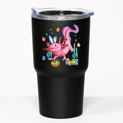 Bunny Axolotl Hunting Easter Eggs Basket Tumbler