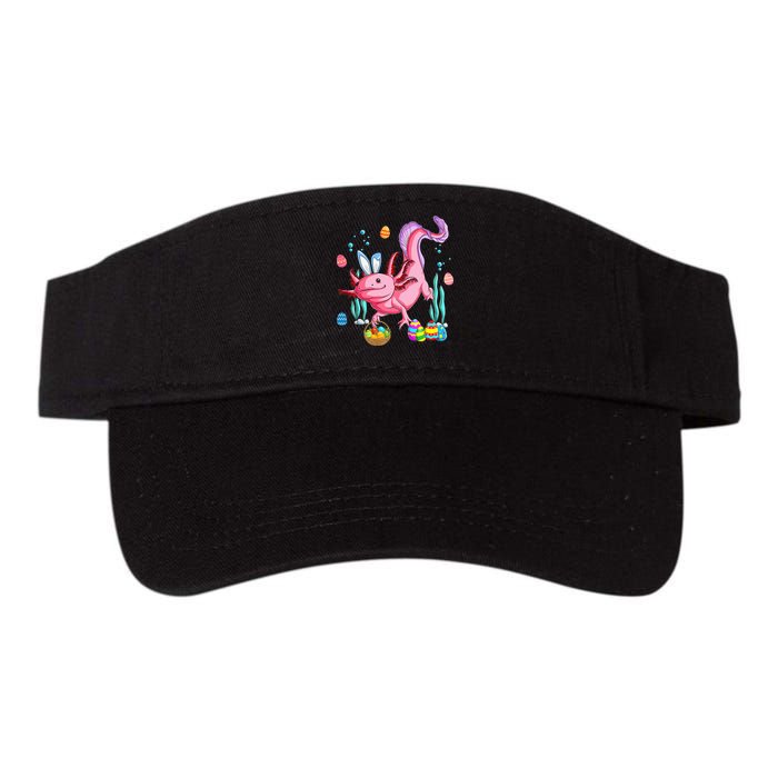 Bunny Axolotl Hunting Easter Eggs Basket Visor