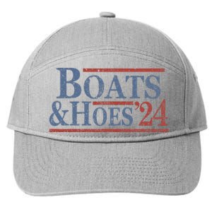 Boats And Hoes 2024 Election 7-Panel Snapback Hat